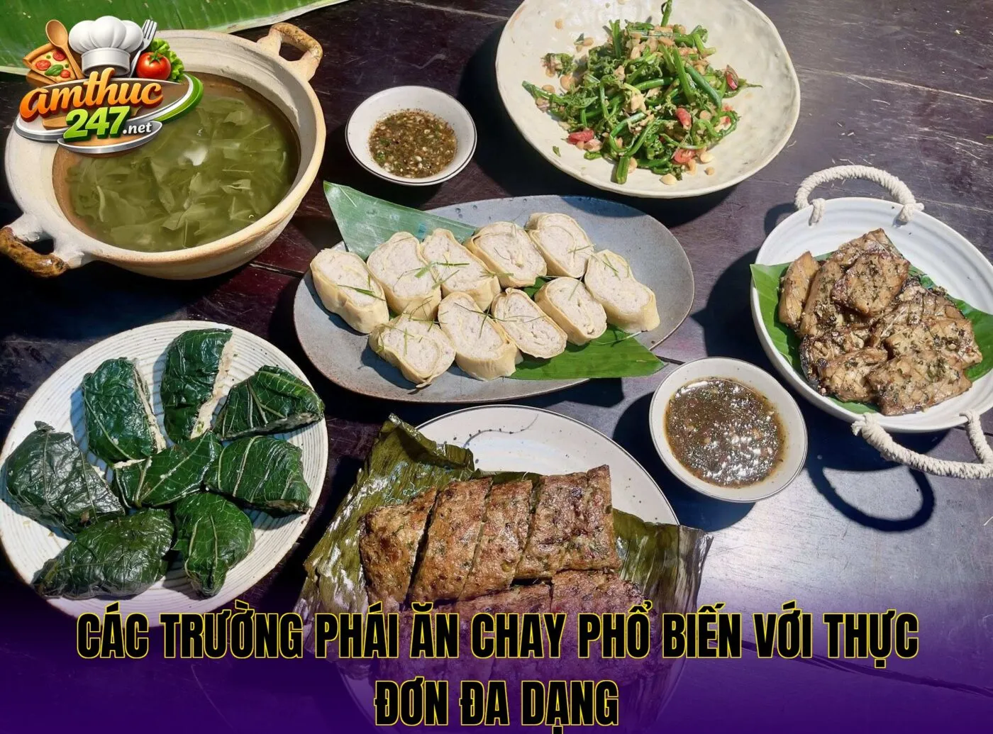 Các trường phái ăn chay phổ biến với thực đơn đa dạng