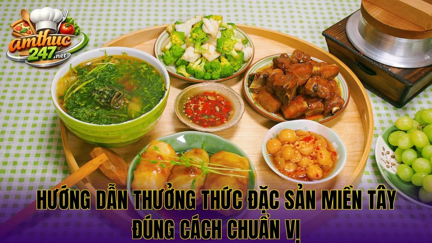 Hướng dẫn thưởng thức đặc sản miền tây đúng cách chuẩn vị