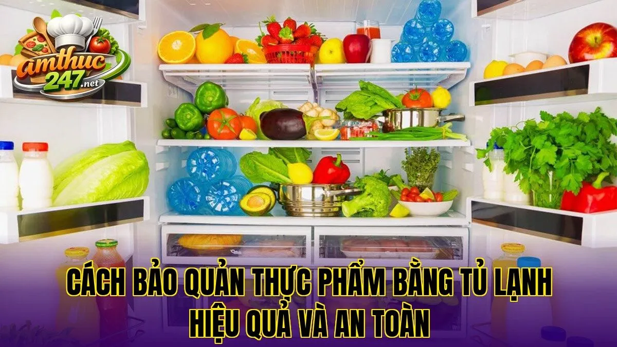 Cách bảo quản thực phẩm bằng tủ lạnh hiệu quả và an toàn