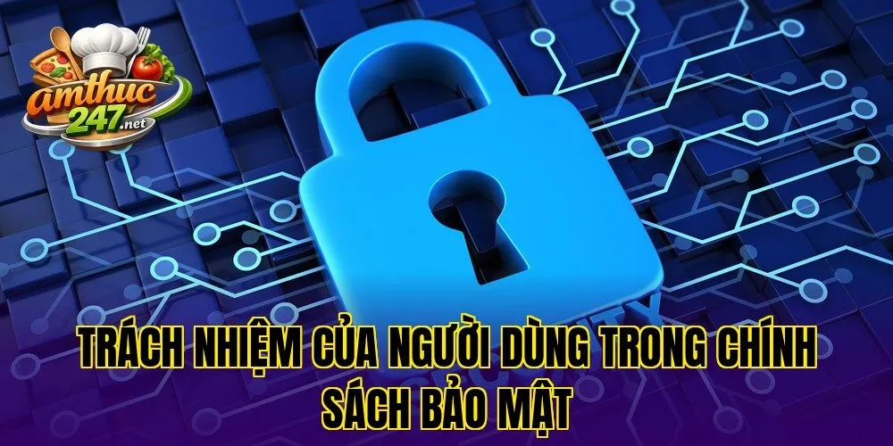 Trách nhiệm của người dùng trong chính sách bảo mật
