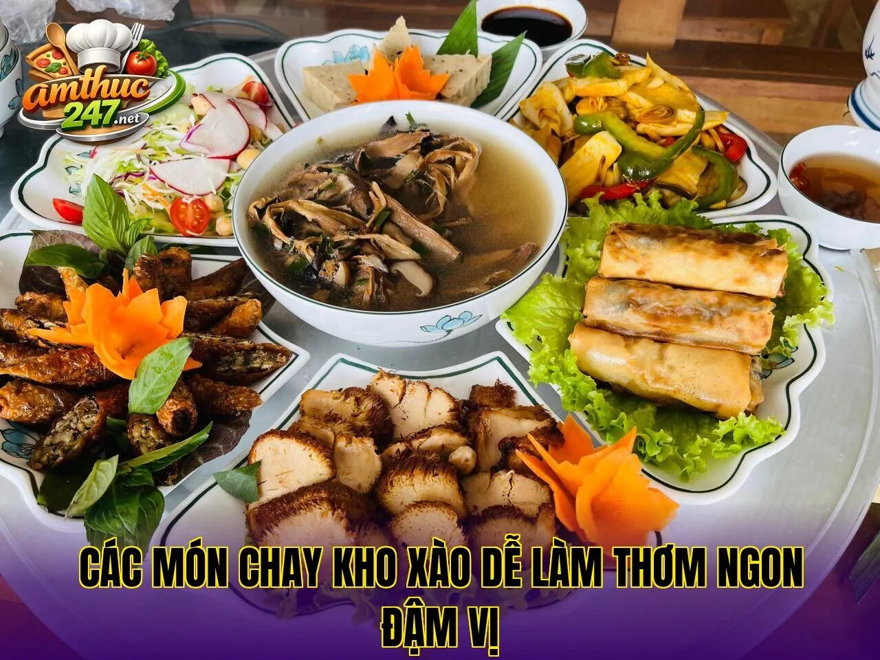 Các món chay kho xào dễ làm thơm ngon đậm vị