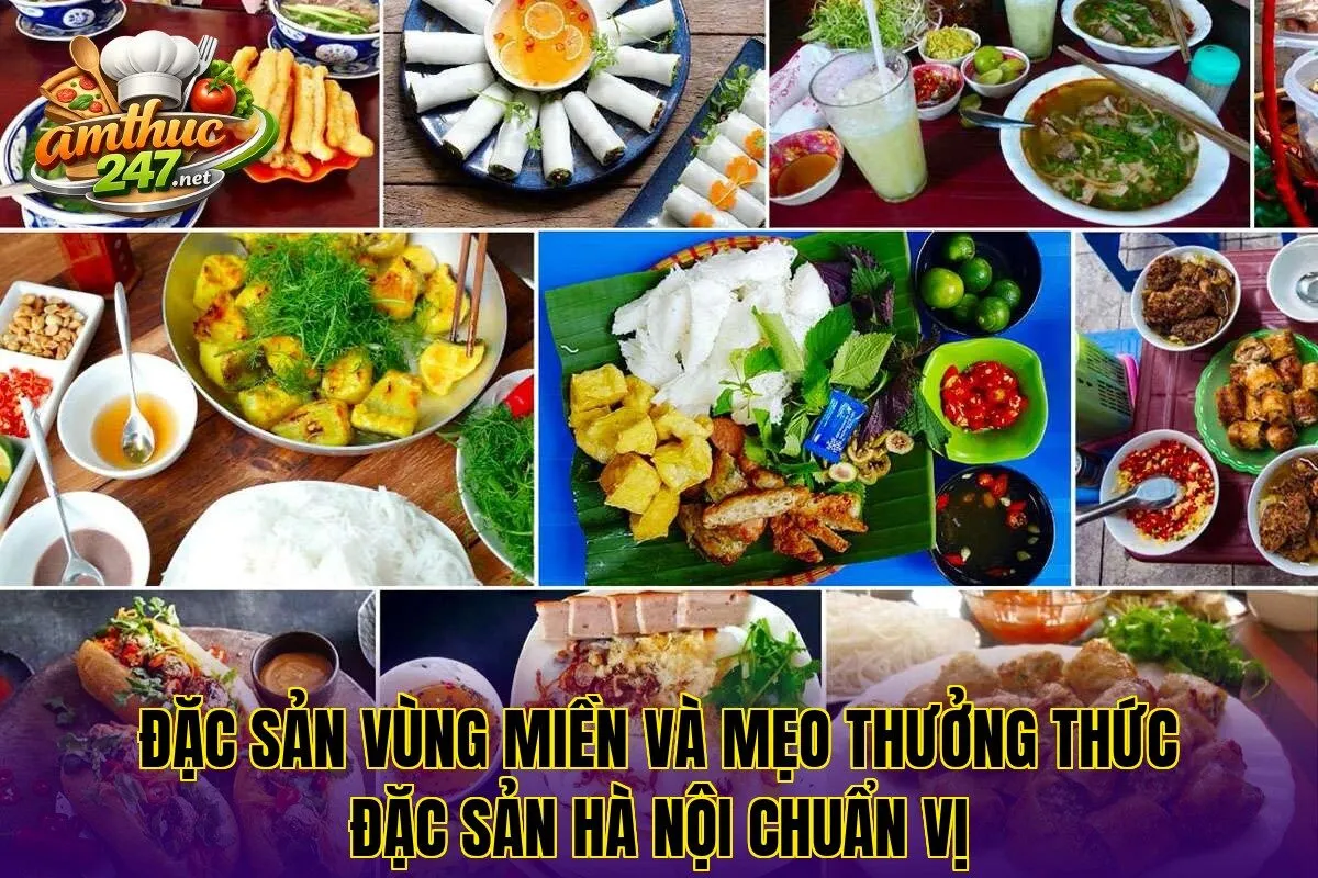 Đặc sản vùng miền và mẹo thưởng thức đặc sản Hà Nội chuẩn vị