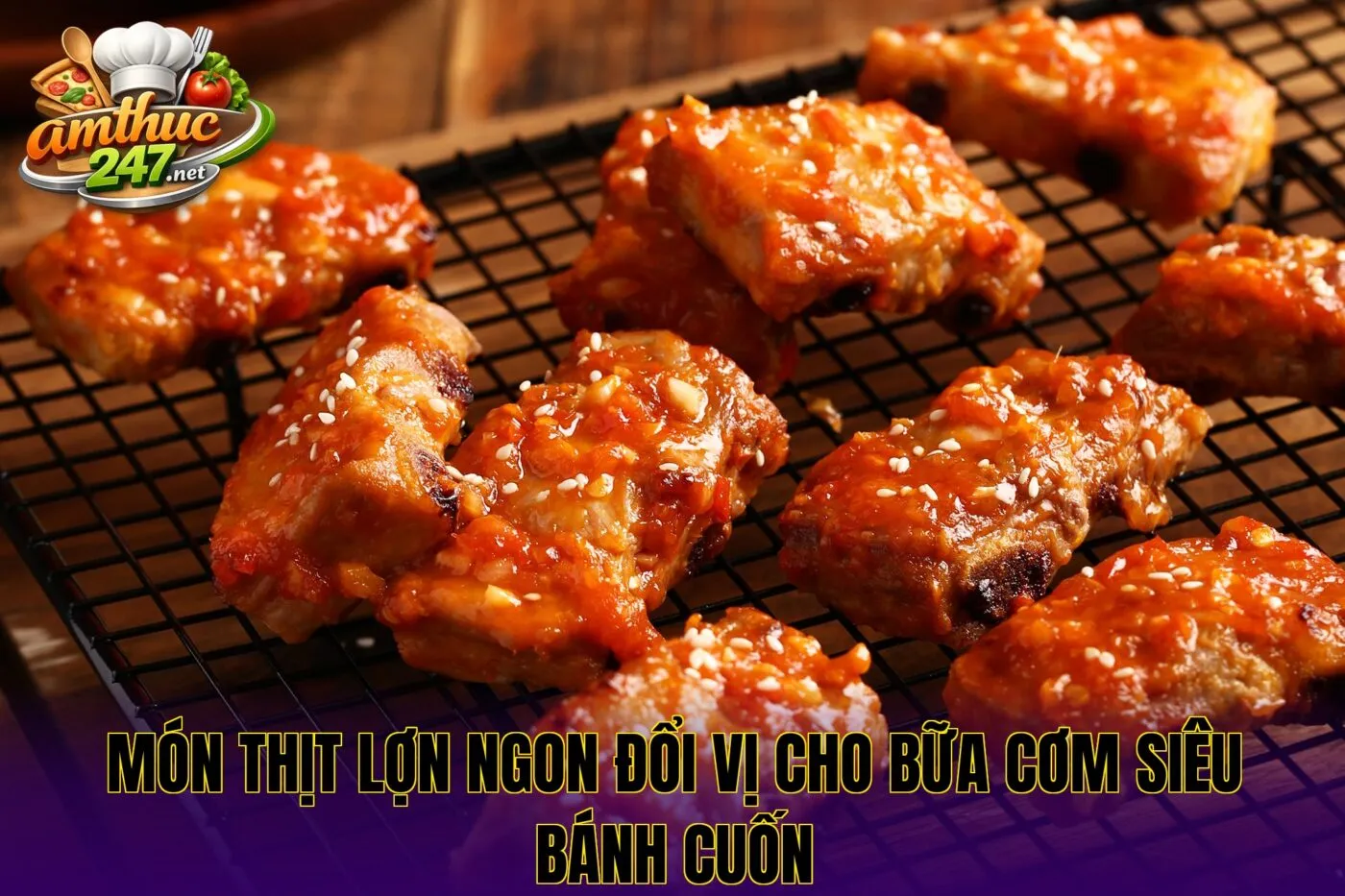 Món thịt lợn ngon đổi vị cho bữa cơm siêu bánh cuốn